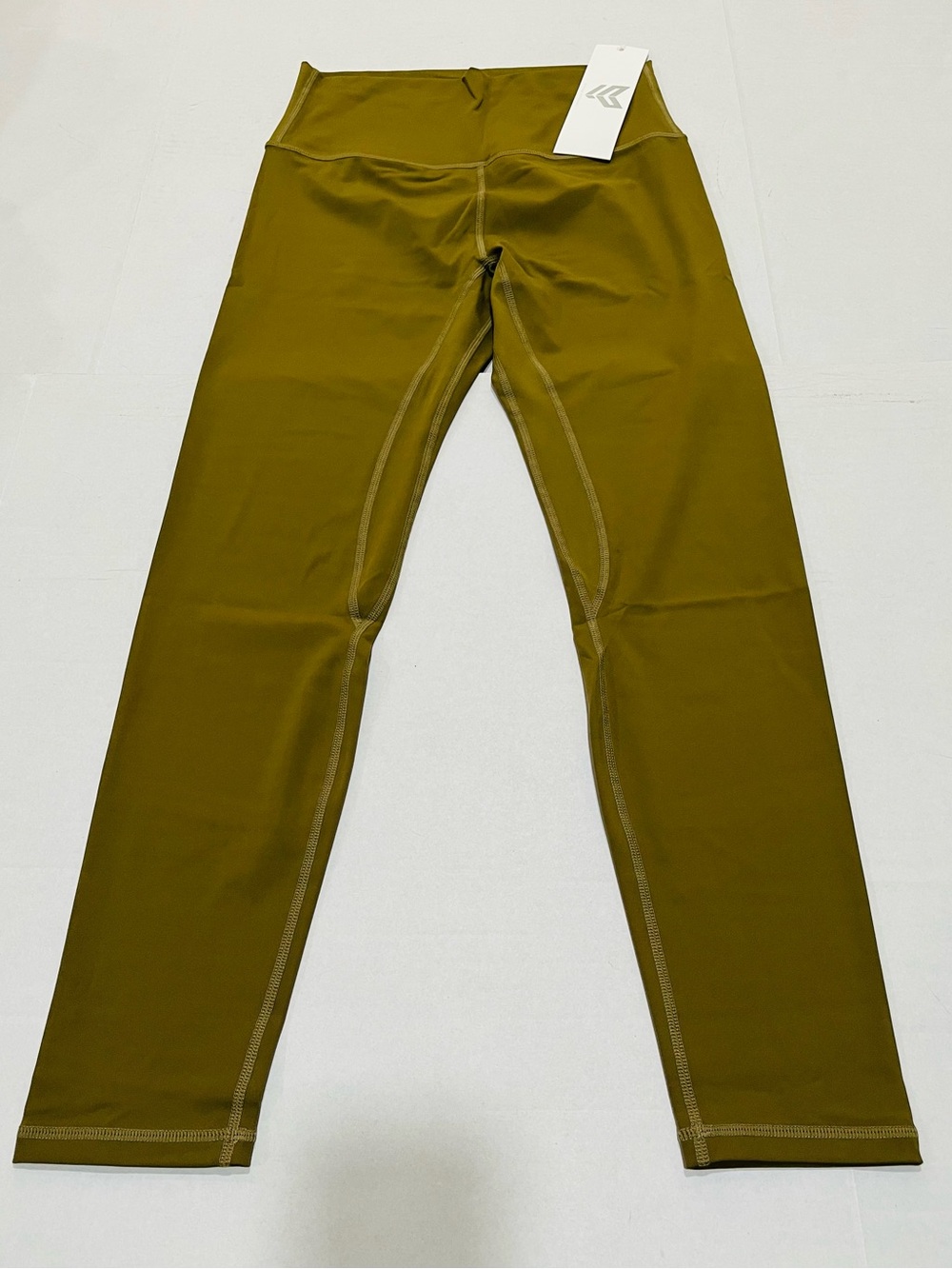 Strong Physiques NWT Women’s High-Rise Olive Green Active Leggings  SIZE L